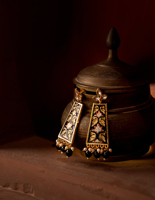 Kamalveni Meenakari Earrings