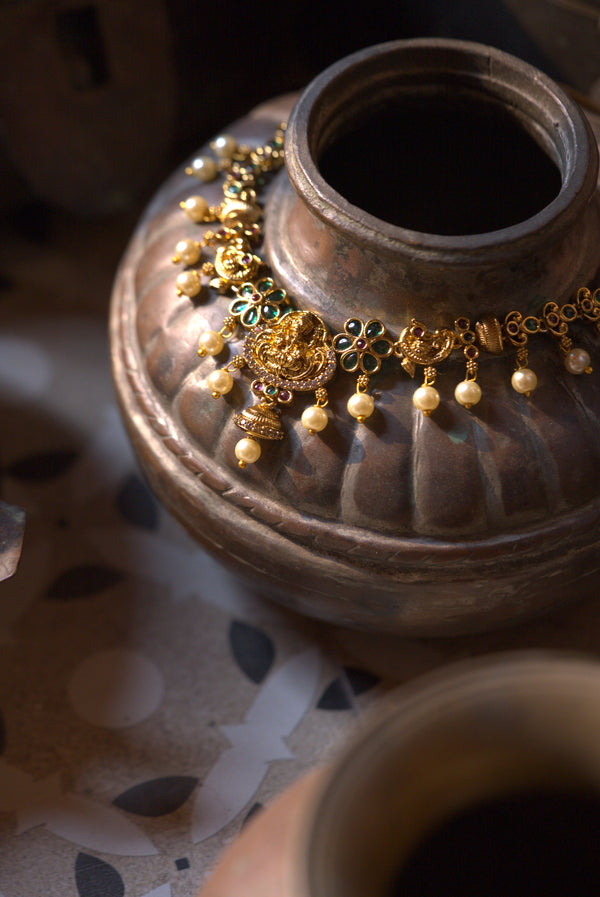 Naivedya Temple Necklace Set