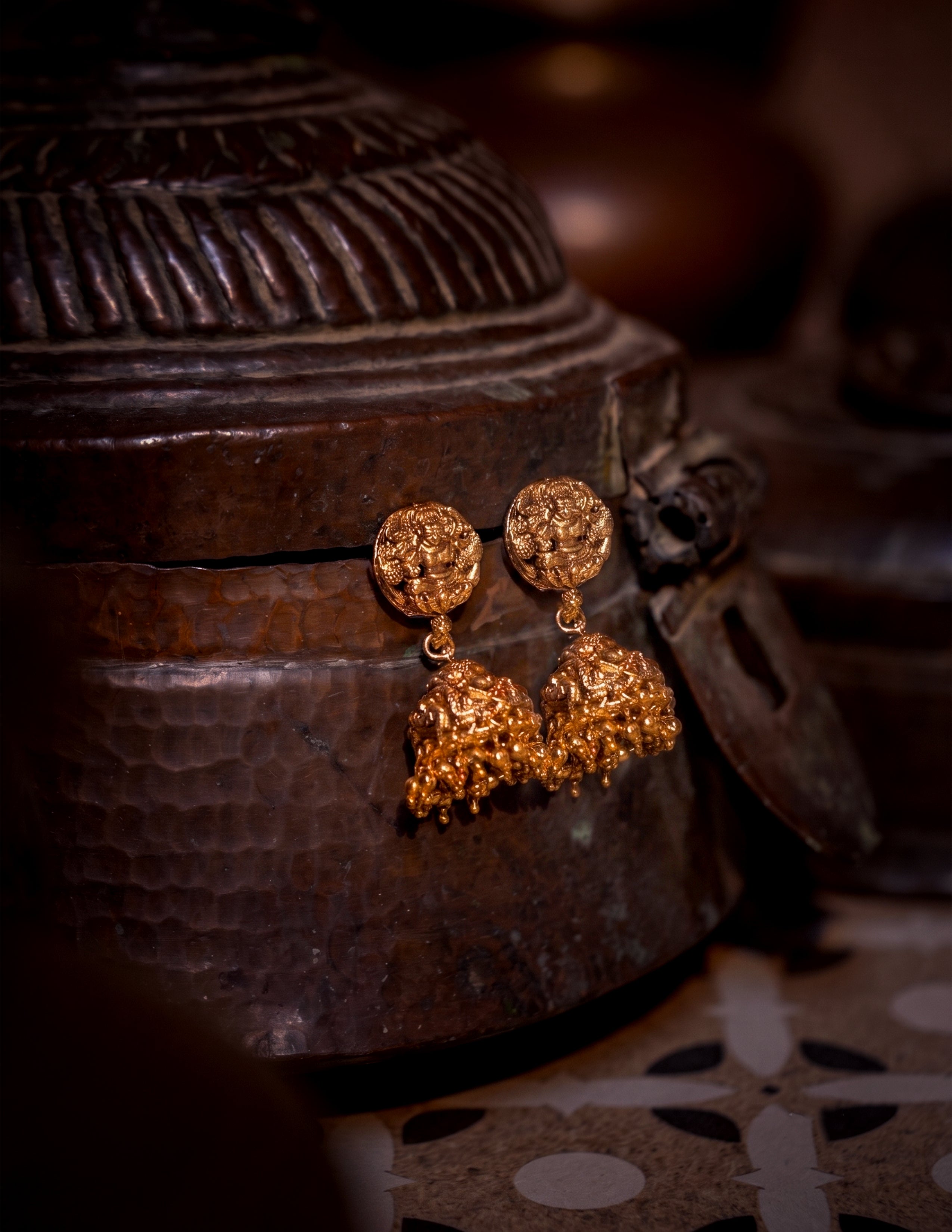 Nakshi Mayil Temple Necklace Set