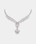 Floral Elegance Diamond Necklace Set