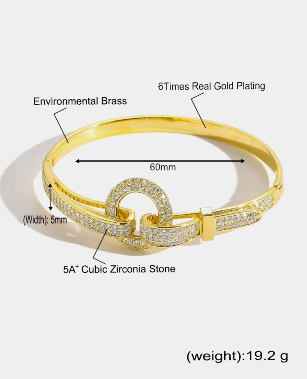 Amo Fashion Belt Buckle Bracelet