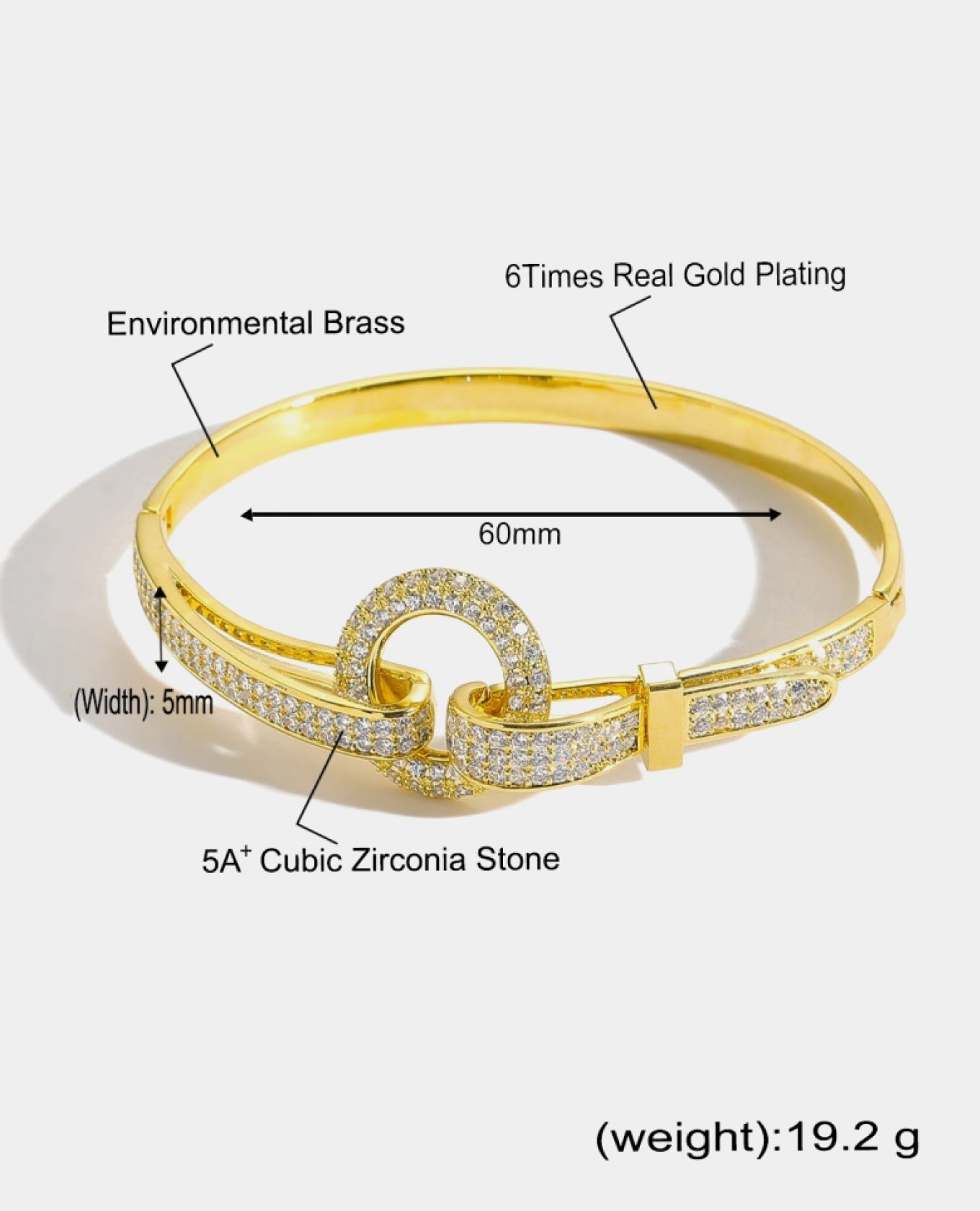 Amo Fashion Belt Buckle Bracelet
