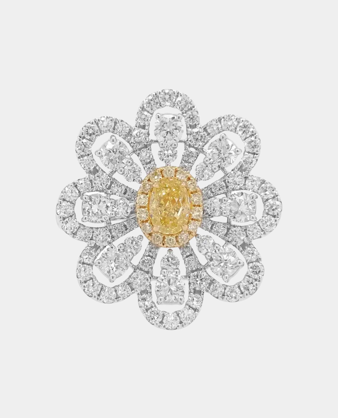 Gold Palladium Yellow Jewelry And Diamond Ring Main image
