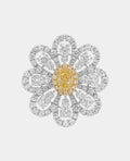 Gold Palladium Yellow Jewelry And Diamond Ring