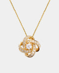 Gold Diamond Pendant Necklace