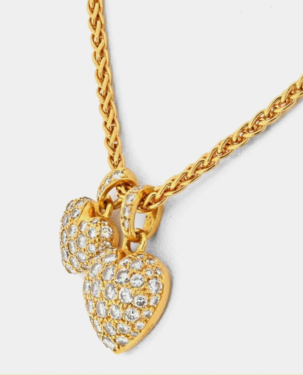 Palmonas Cute Heart Diamond Necklace