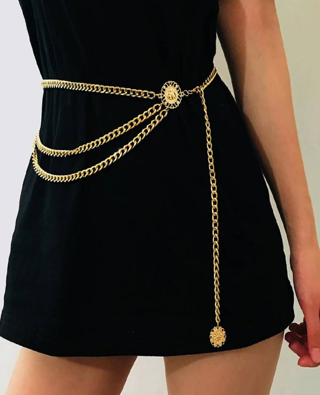 Layered Chain Belt Body Chain