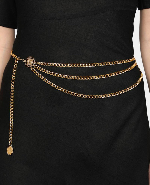 Layered Chain Belt Body Chain