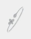 Gentle Leaf Diamond Bangle set